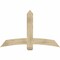 Ekena Millwork Bellingham Rough Sawn Timber Gable Bracket, Douglas Fir, 60"W x 38"H x 4"D x 6"F, 15/12 Pitch GBW060X38X0406BEL00RDF - alternate 1
